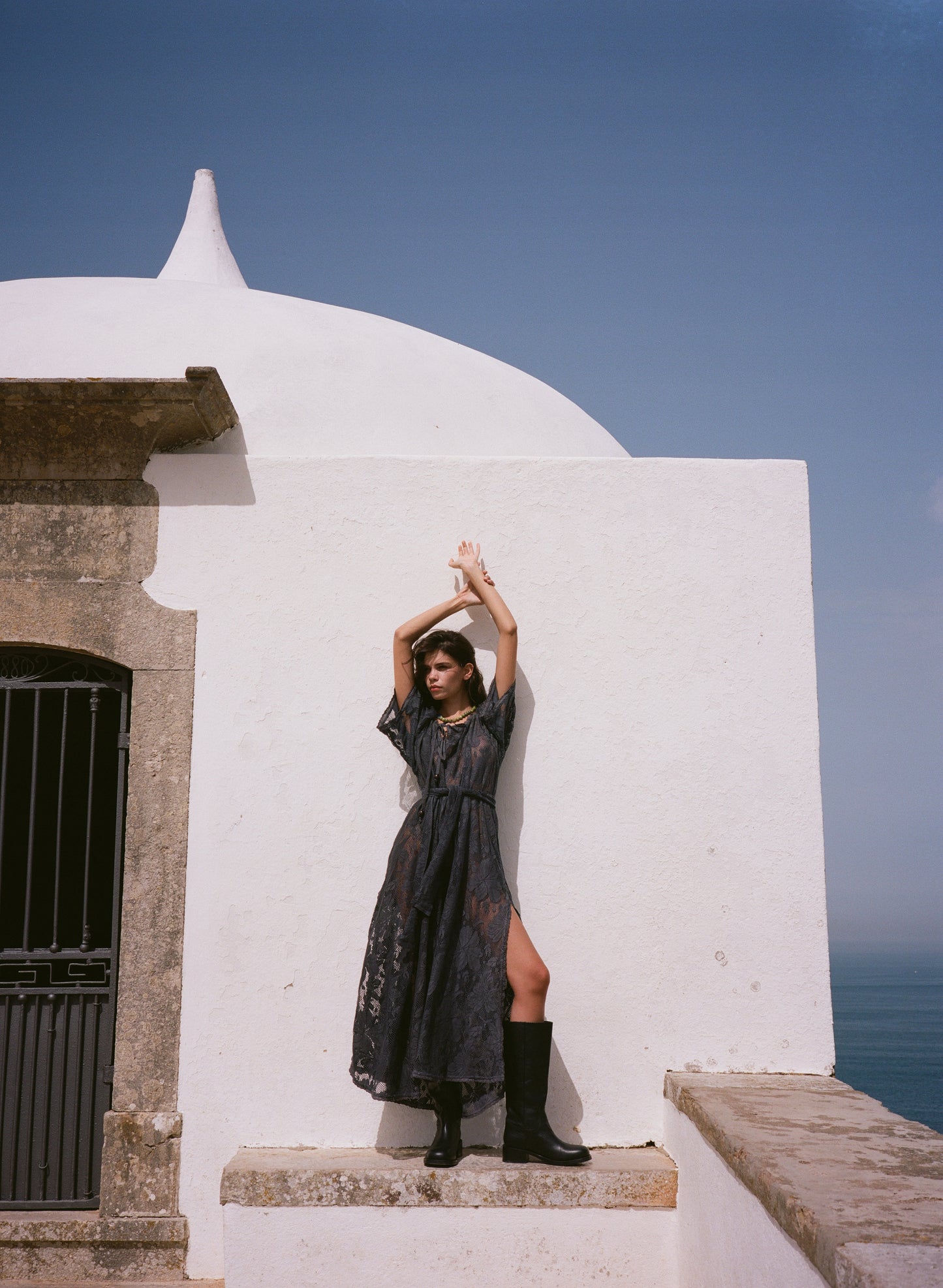 Midnight Lace Primavera Maxi Dress