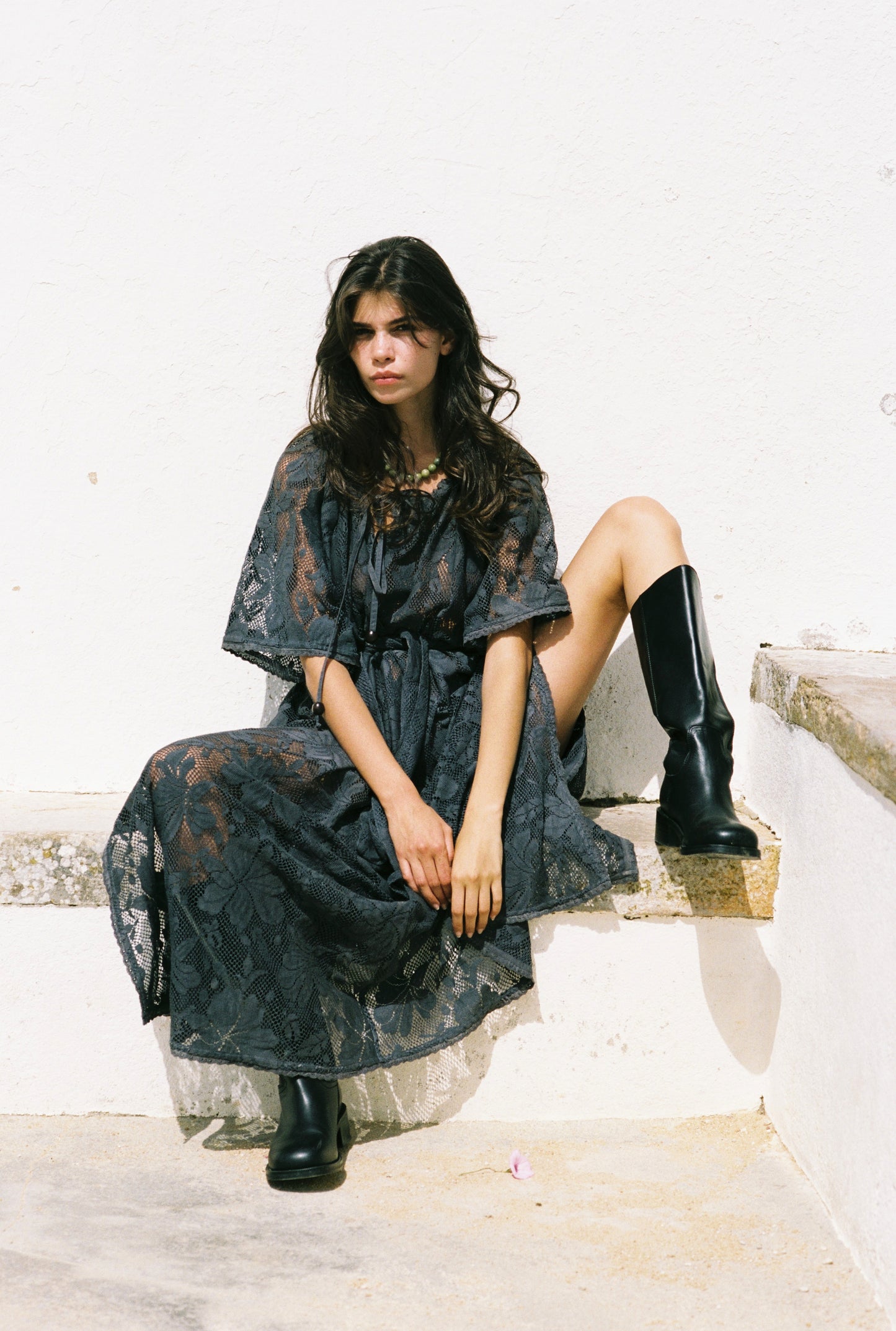Midnight Lace Primavera Maxi Dress