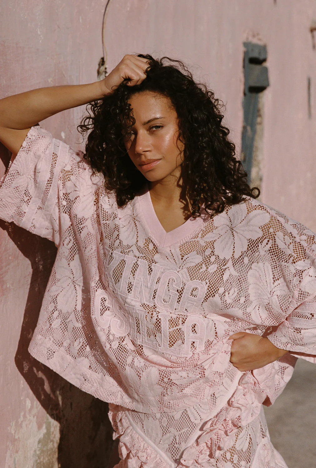 Nova Lace Onyx Tee