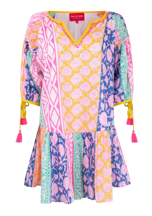 Place du Soleil - Short Multi Dress S24 111