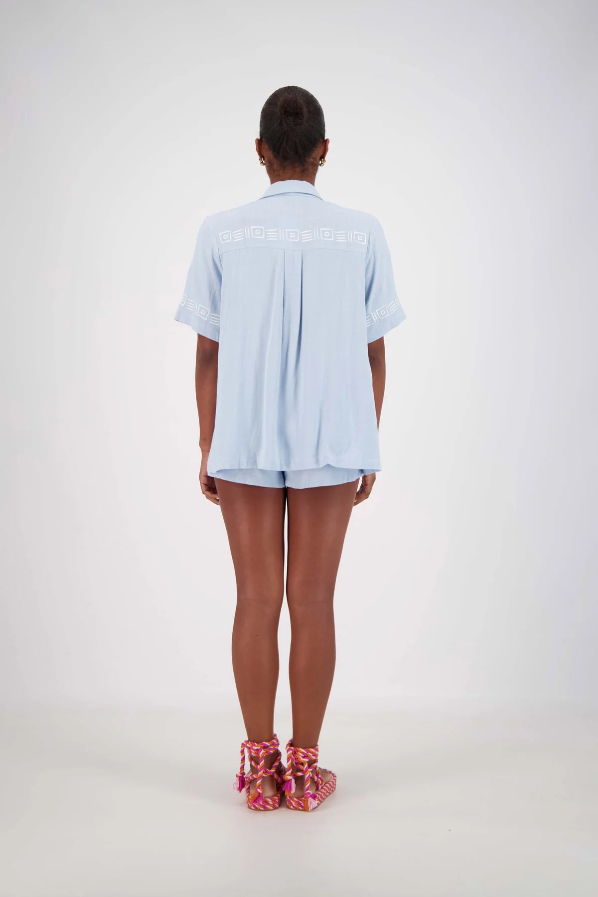 Rosetta Shirt Powder Blue