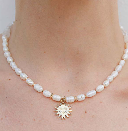 Sun Pearl Necklace