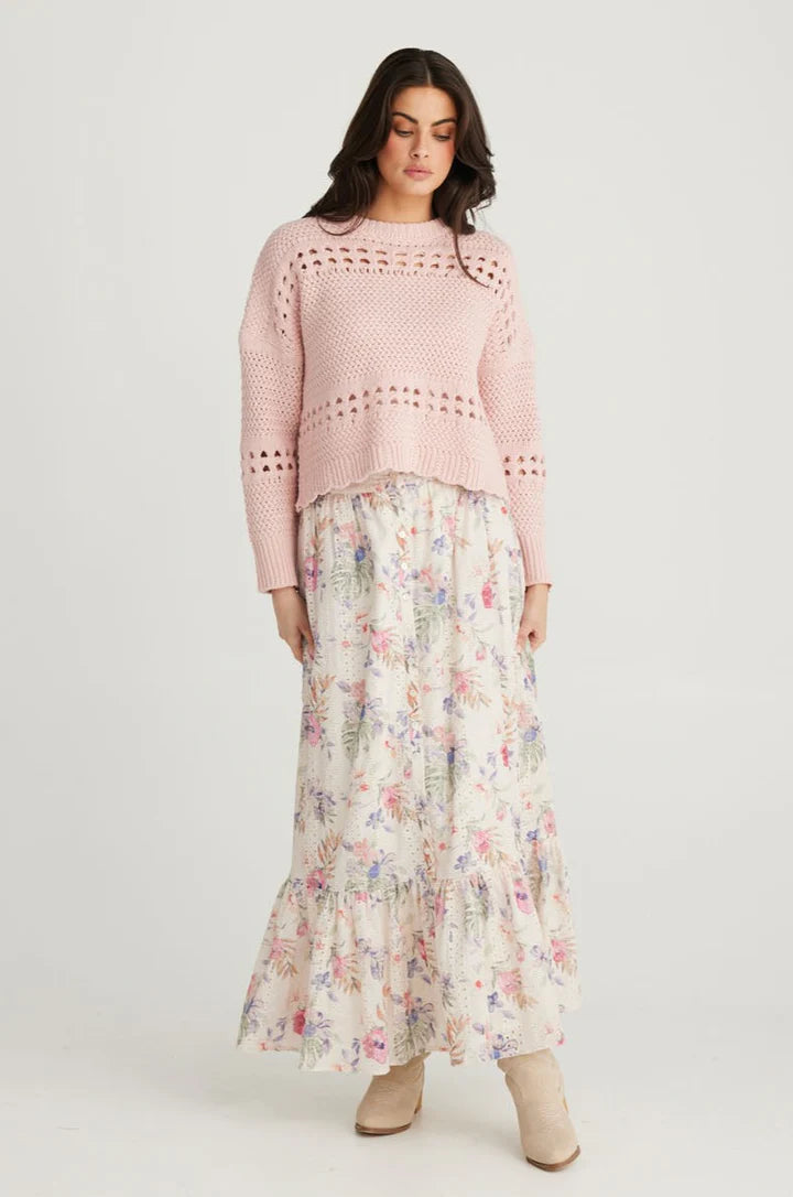 Cyrus Skirt - Floral Broderie