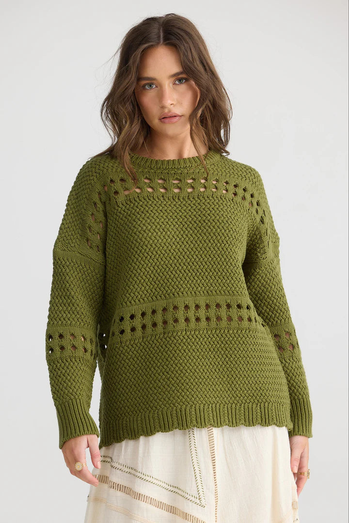 Tanner Knit - Olive