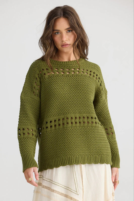 Tanner Knit - Olive