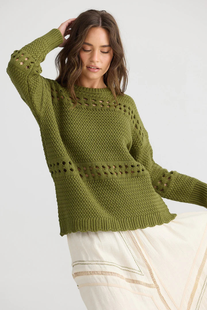 Tanner Knit - Olive