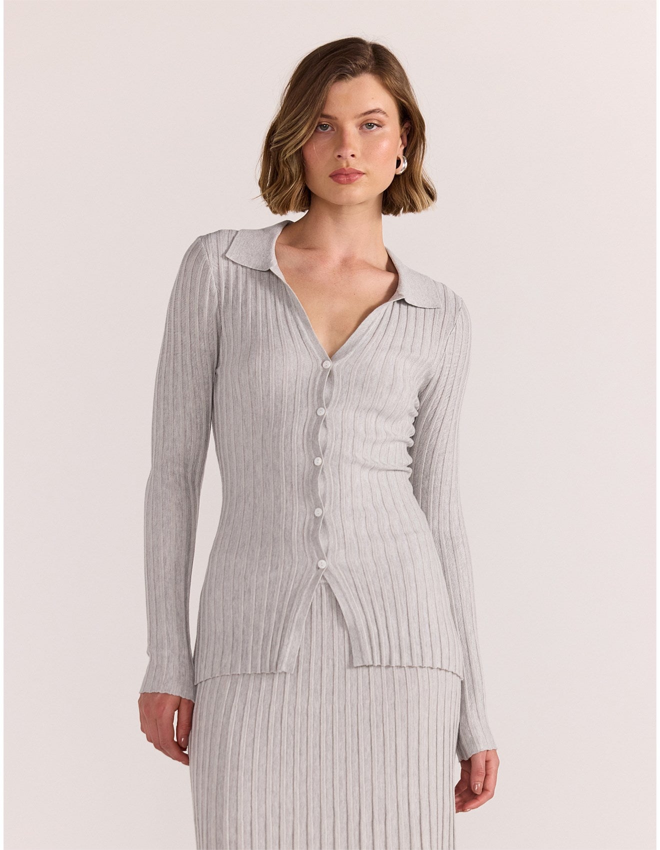 Marlow Ribbed Polo Top