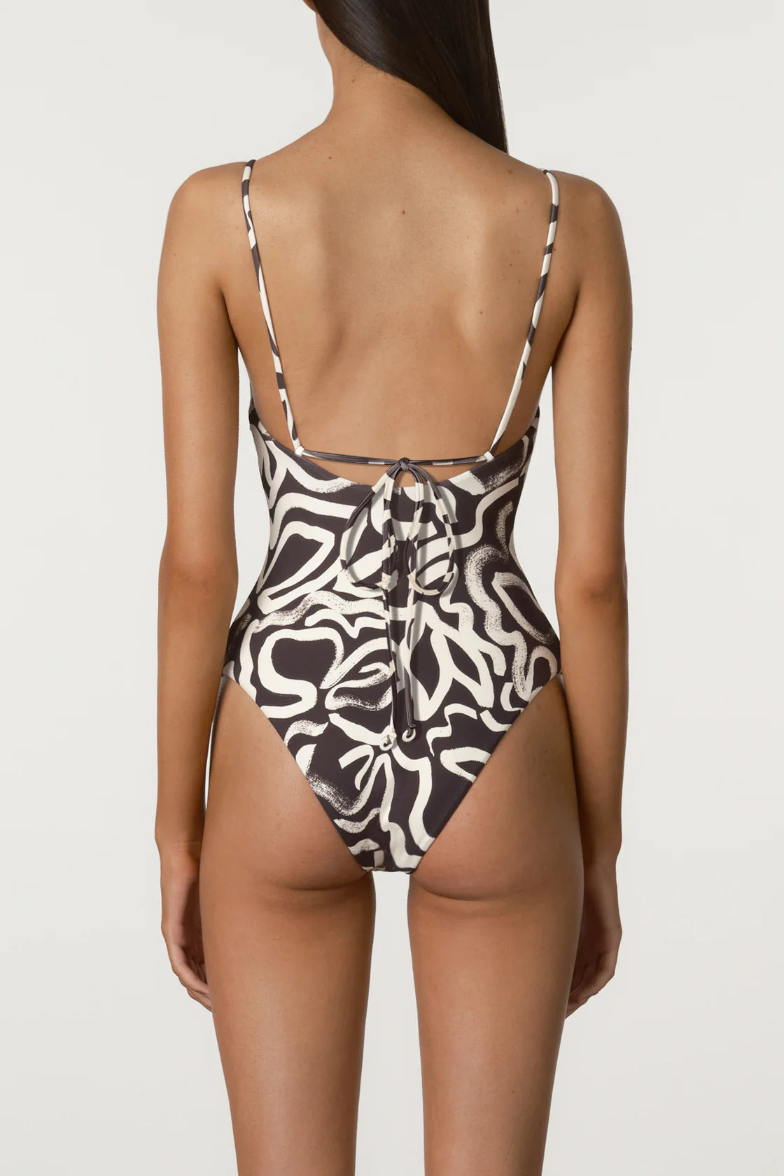 Paint Flower Reversible One Piece