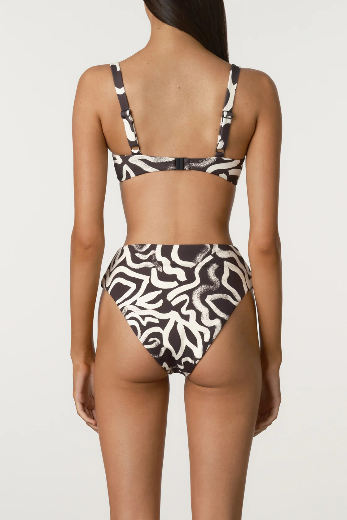 Paint Flower Waisted Full Brief