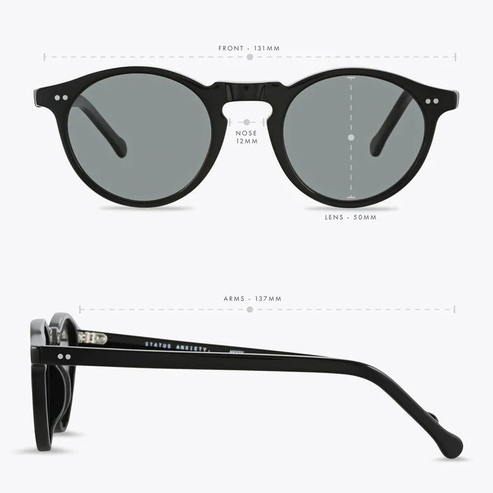 Ascetic Sunglasses - Black