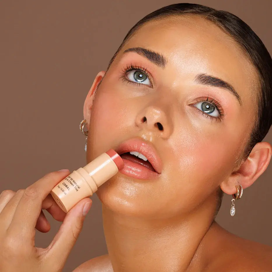 SPF 50 Natural Lip & Cheek Tint: Rose