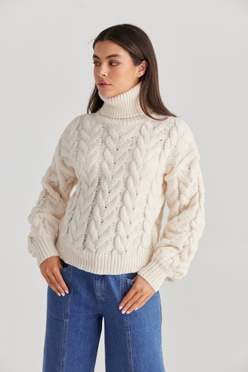 Stacie Knit - Off White