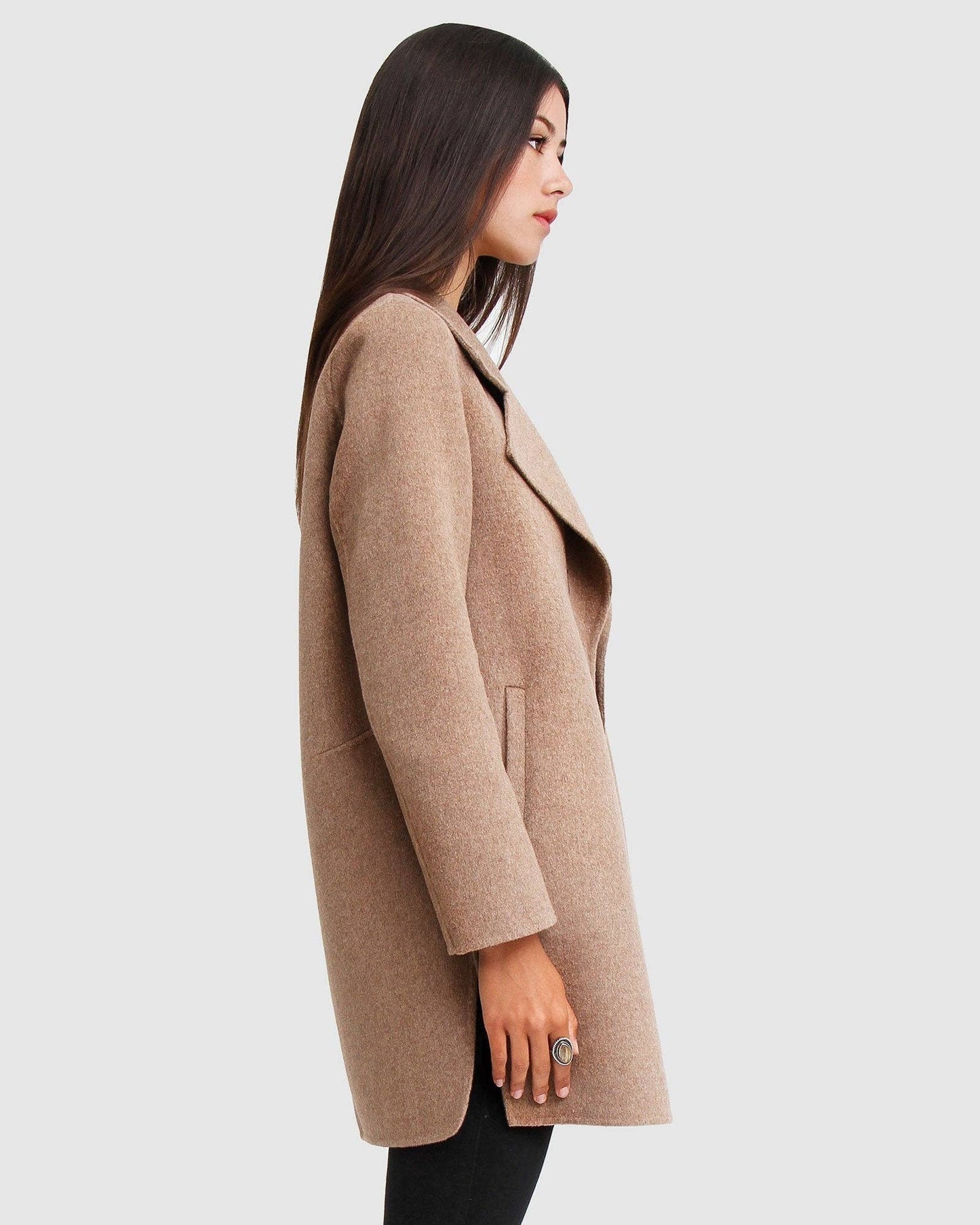 Ex-Boyfriend Wool Blend Jacket - Oat