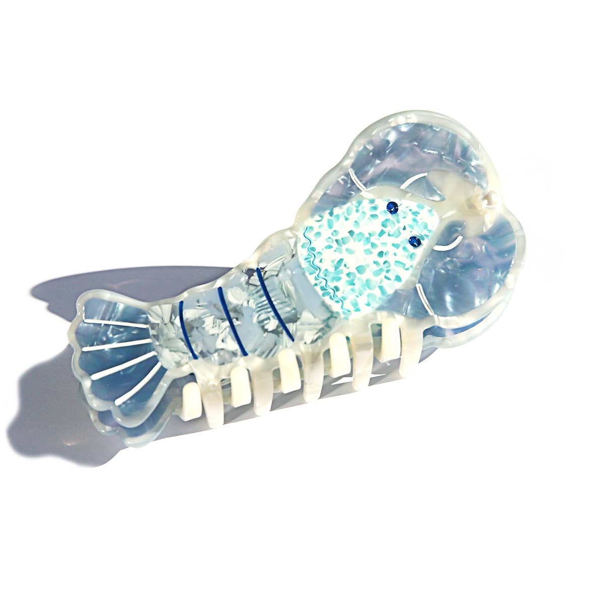 Lobster Hair Claw Blue