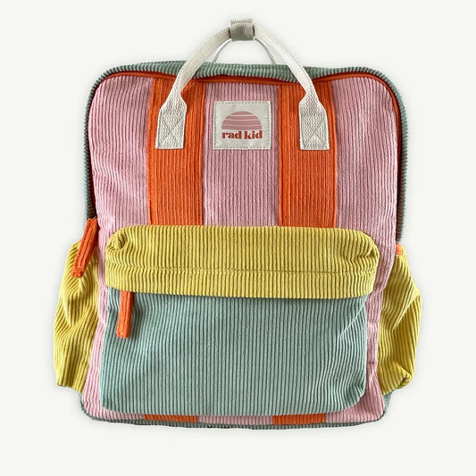 Corduroy Splice Eco Kids Backpack - Candy