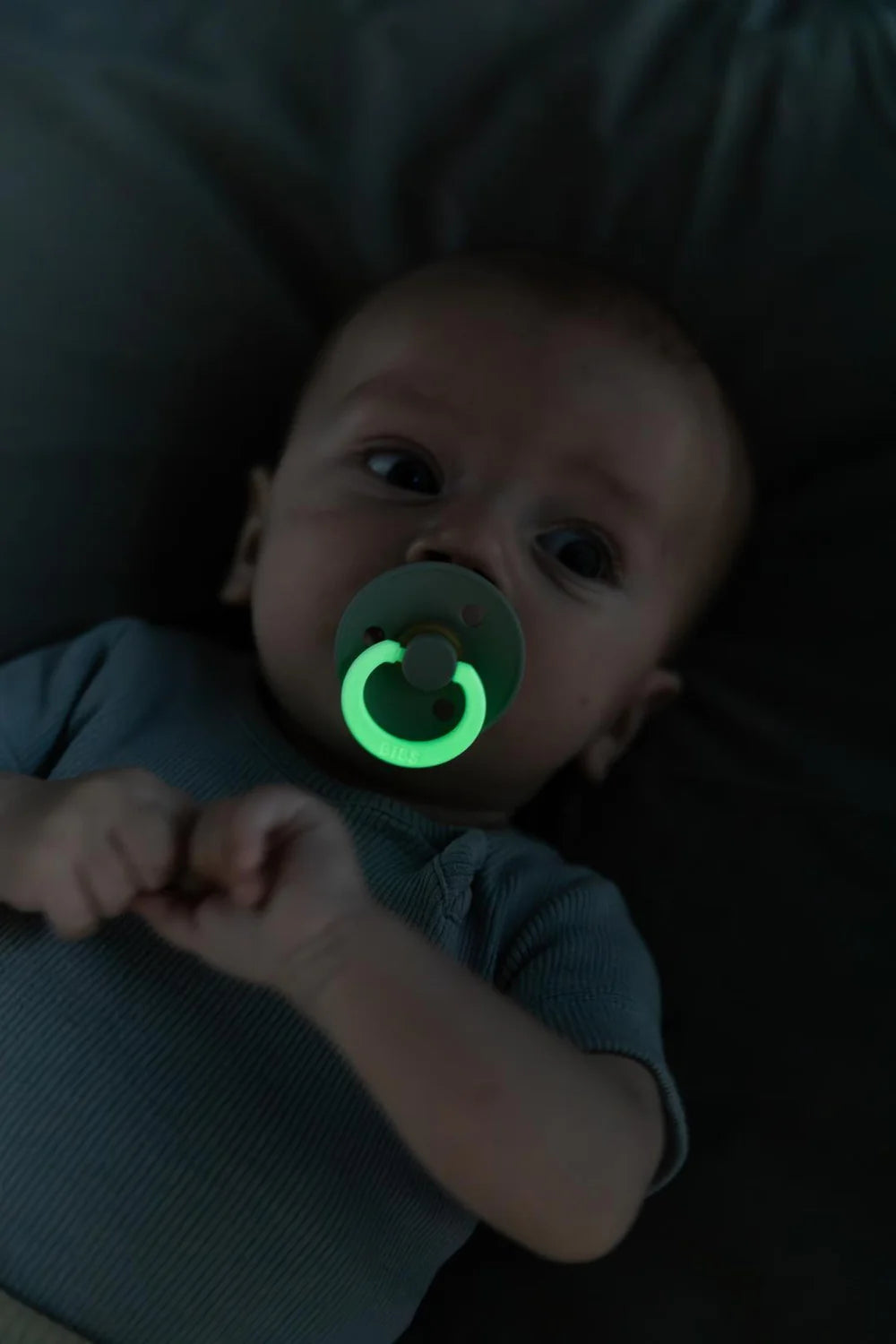 BIBS Dummies - Round S2 Glow - Blush/Vanilla (2pk)