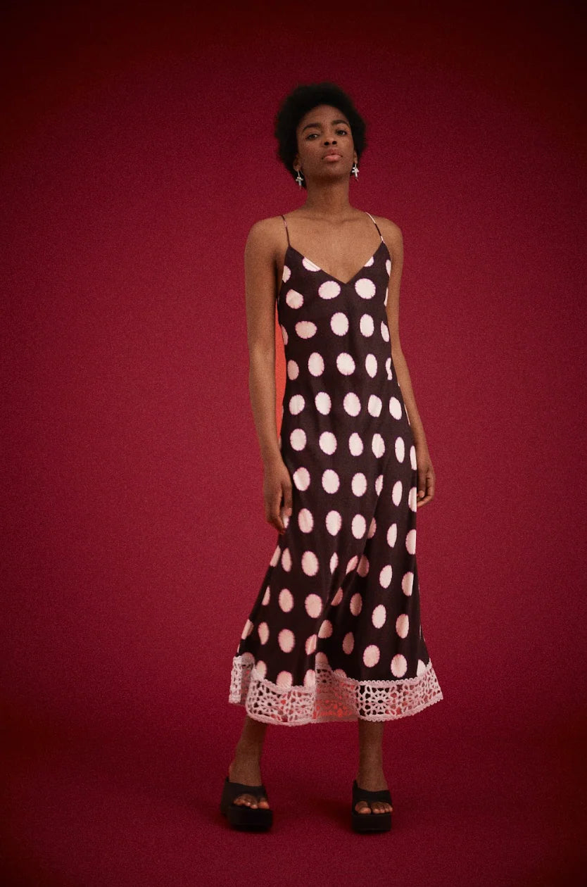 Bowie Spot Sia Slip Dress