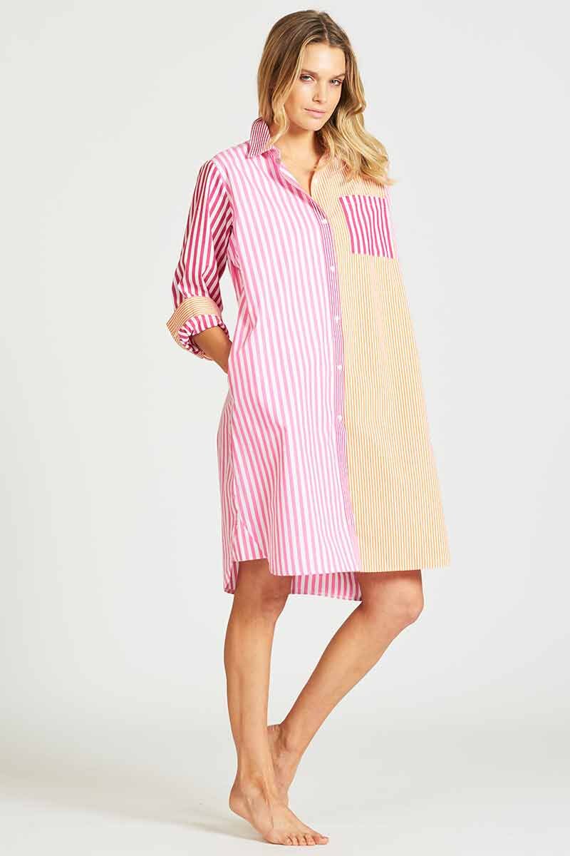 The Classic Shirt Dress - Fiesta Combo