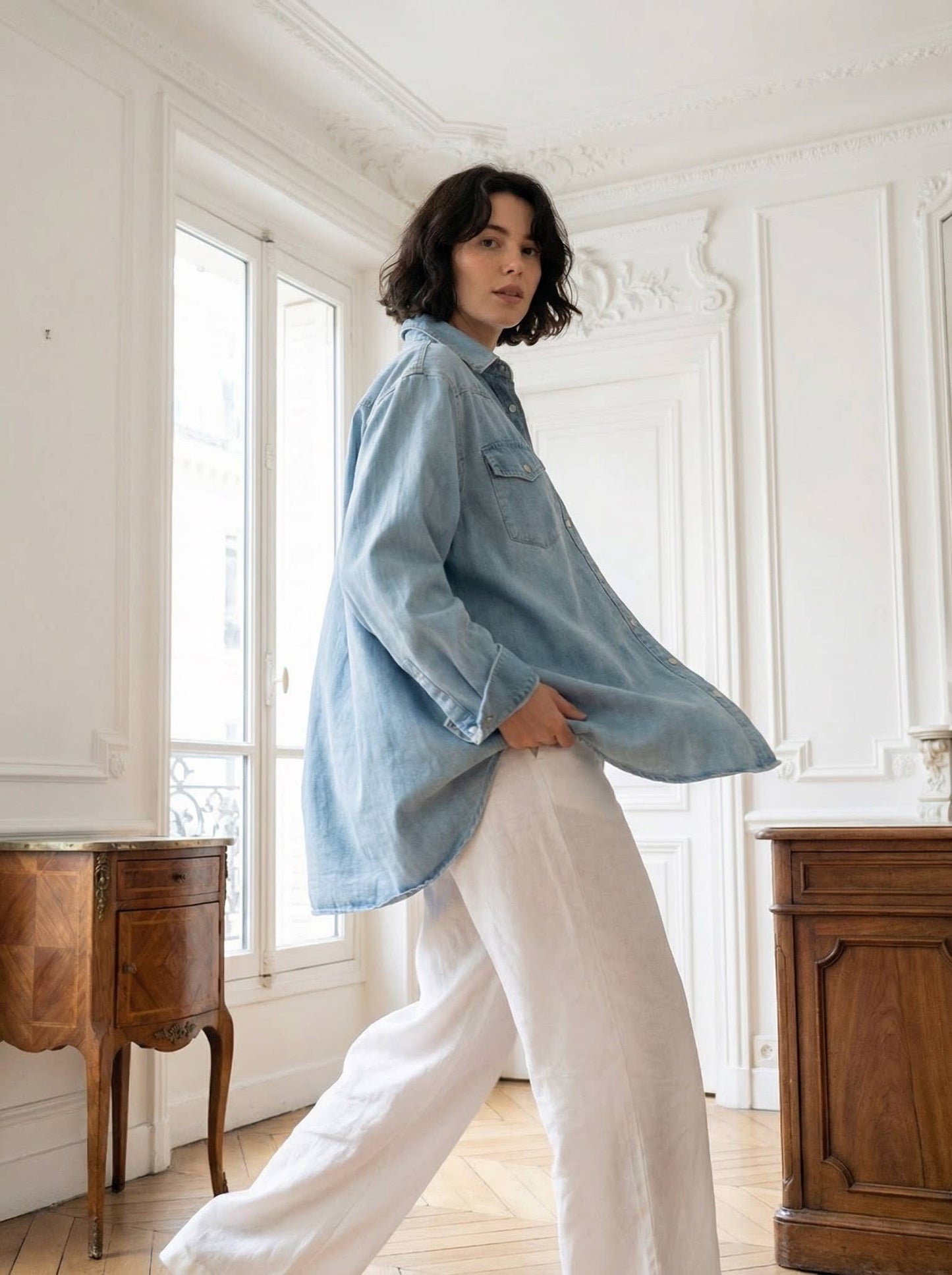 Eight Nine Five Jacket - Light Blue