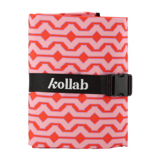 Picnic Mat Cherry Zig Zag