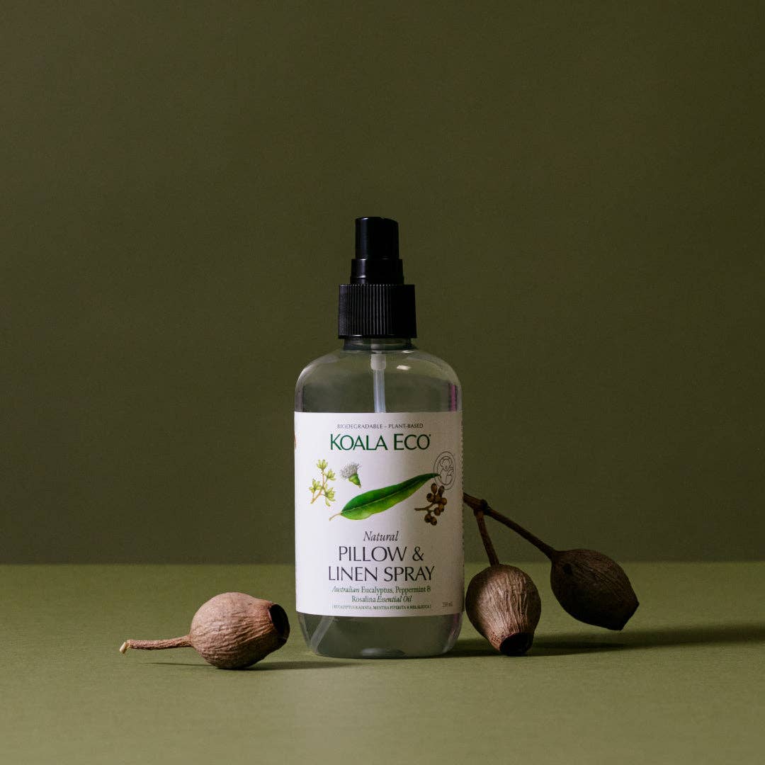 Natural Pillow & Linen Spray - Eucalyptus, Peppermint & Rosalina: 250ml