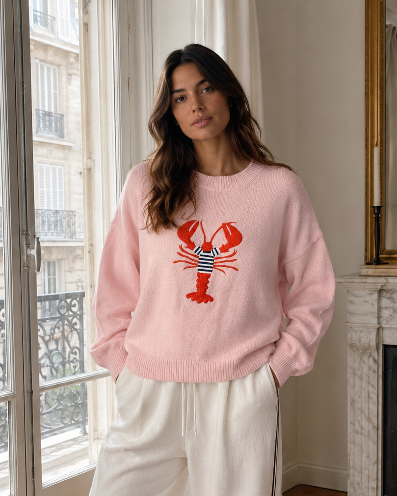 Nine Seven Zero Jumper: Pink