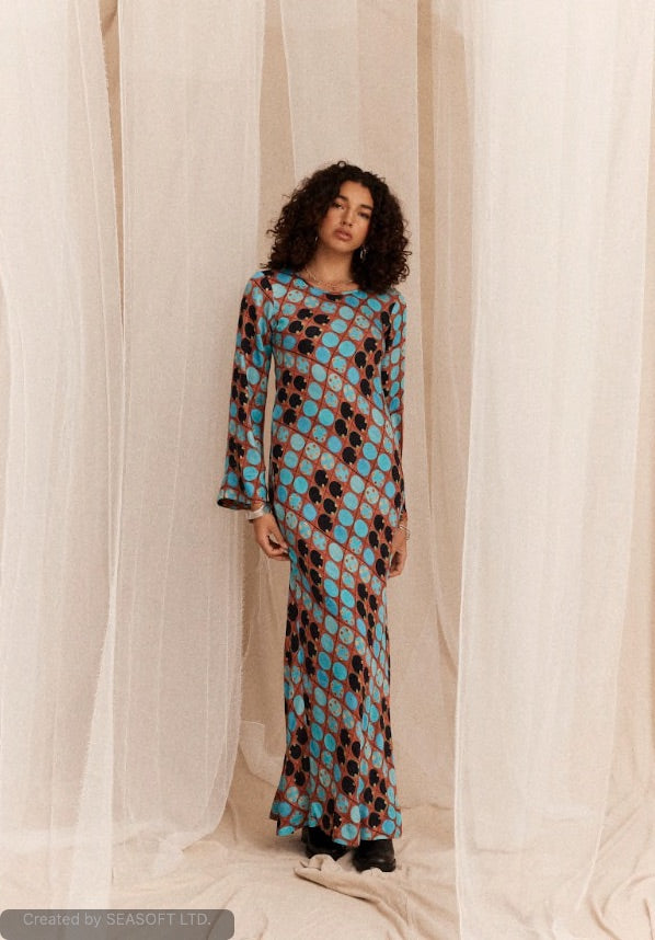 Archaic Olive Maxi Dress