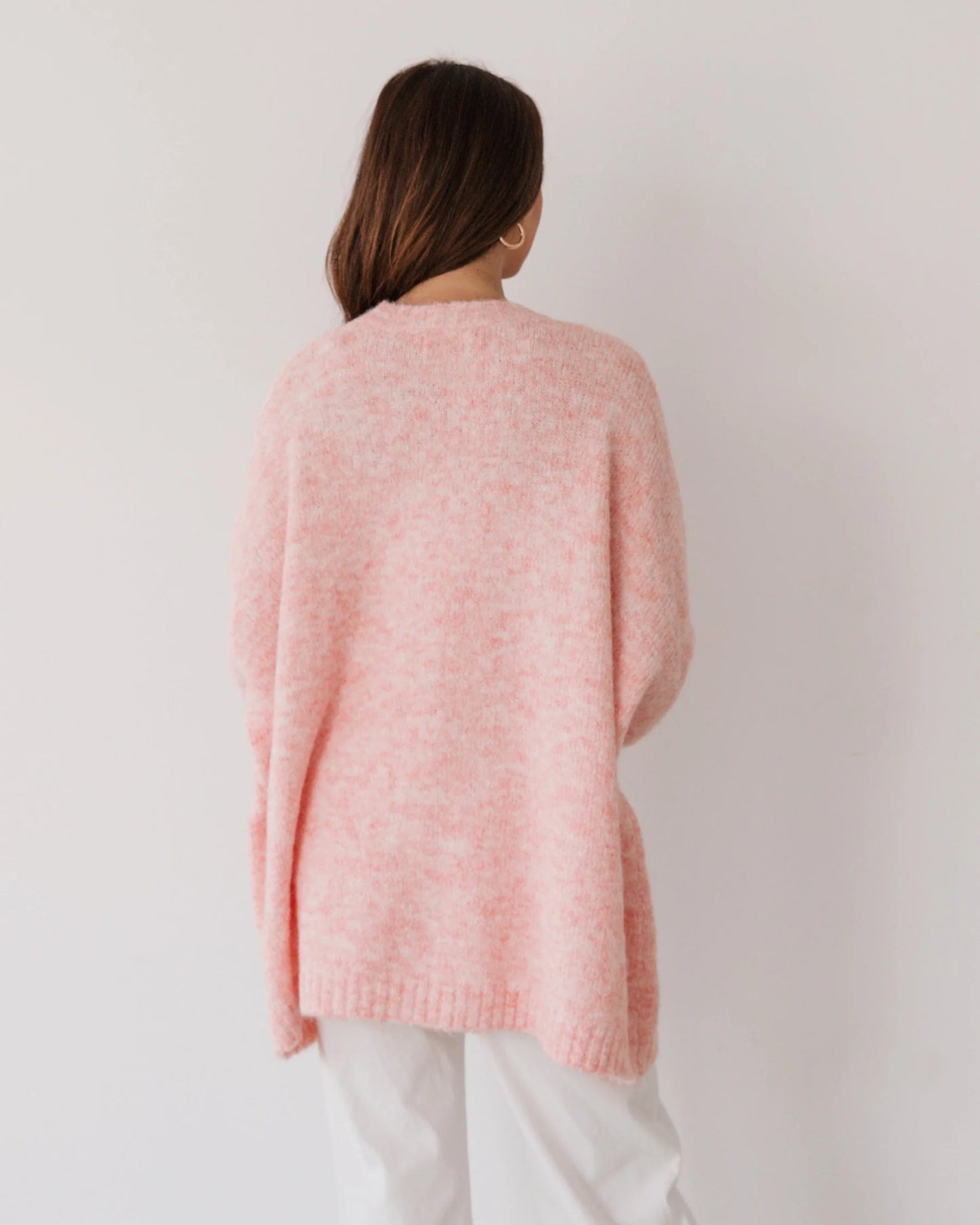 Lacey Oversized Sweater - Pink