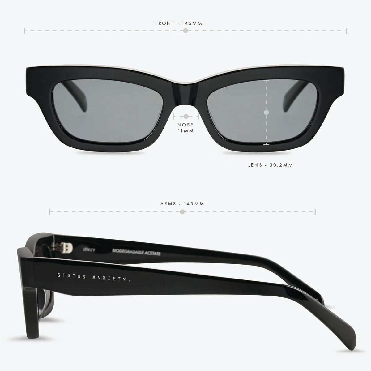 Levity Sunglasses - Black