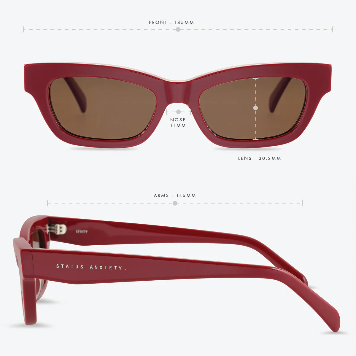 Levity Sunglasses - Cherry