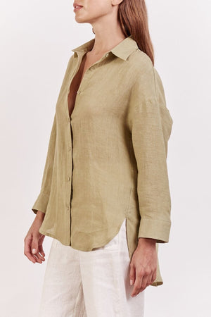 Boyfriend Shirt - Taupe