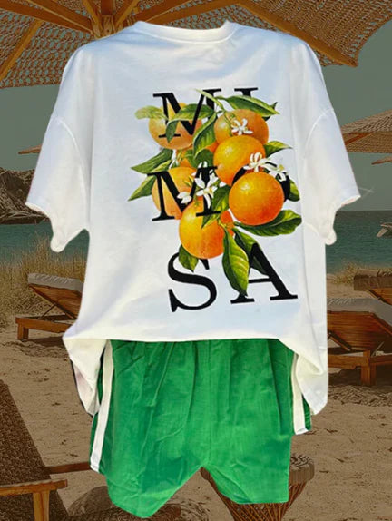 Mimosa Set - White/Green