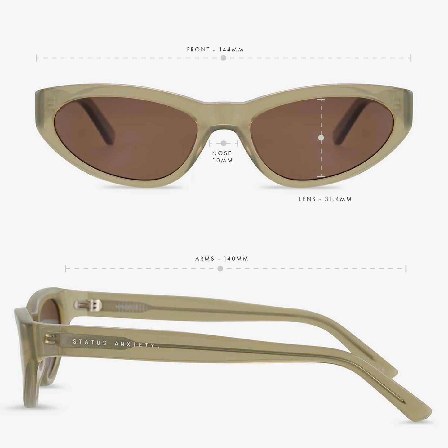 Mindless Sunglasses - Pear