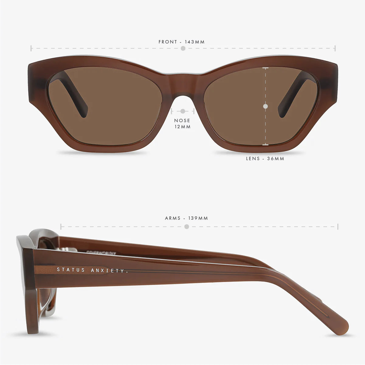 Otherworldly Sunglasses - Brown