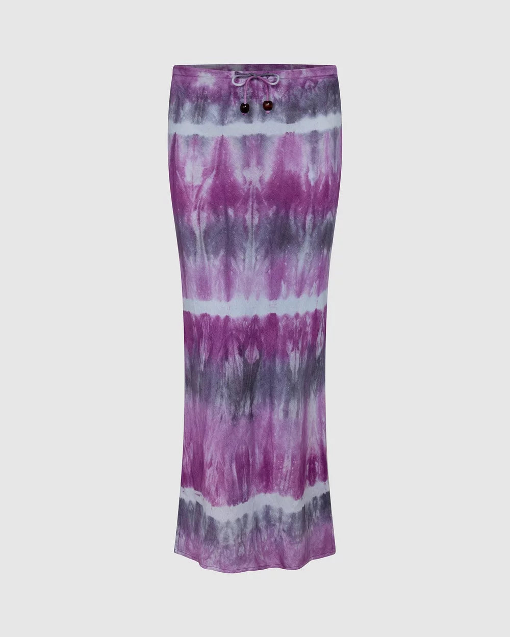 Purple Wave Column Skirt