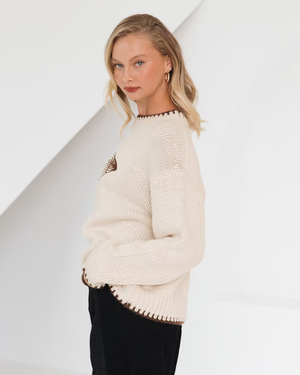 Shell Contrast Knit