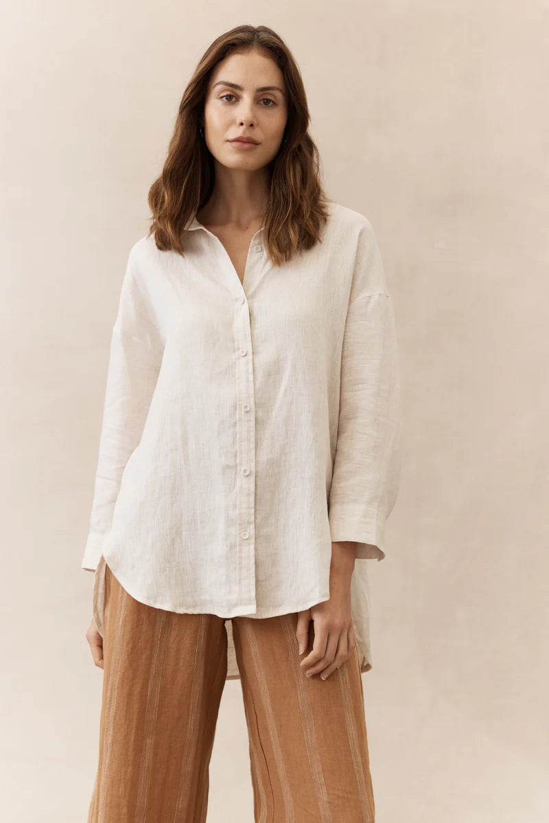 Boyfriend Shirt - Natural
