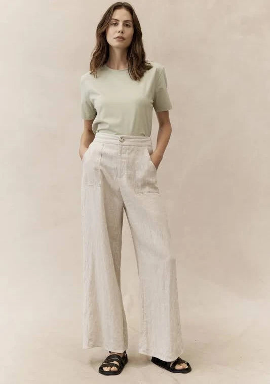 Jude Linen Pants - Natural