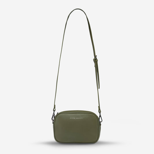 Plunder Leather Strap Bag - Khaki