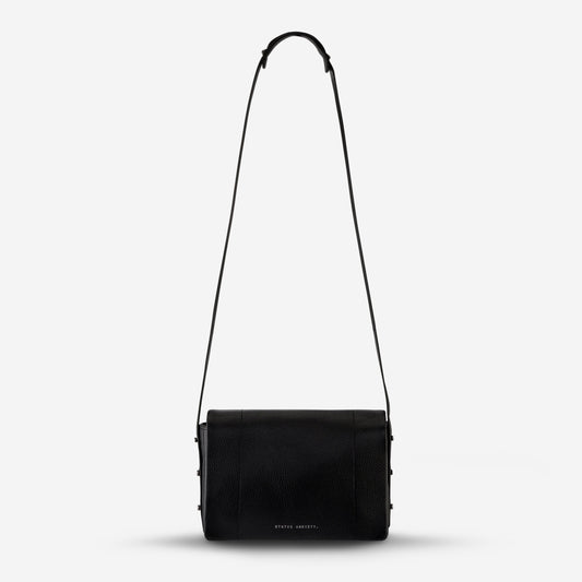 Succumb Leather Bag - Black