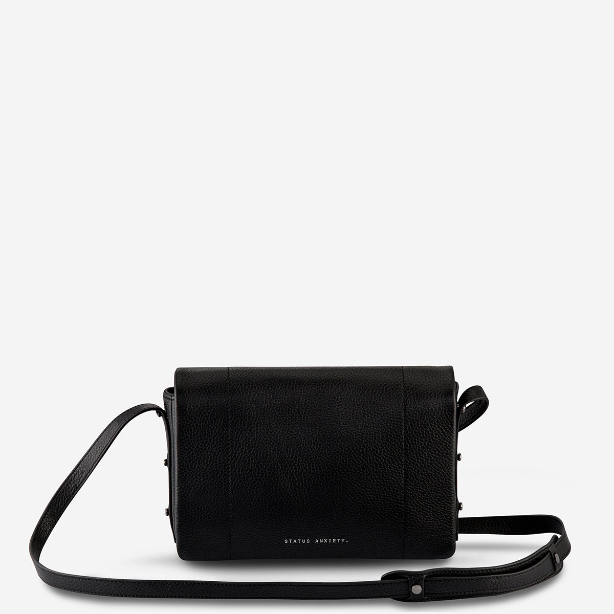 Succumb Leather Bag - Black