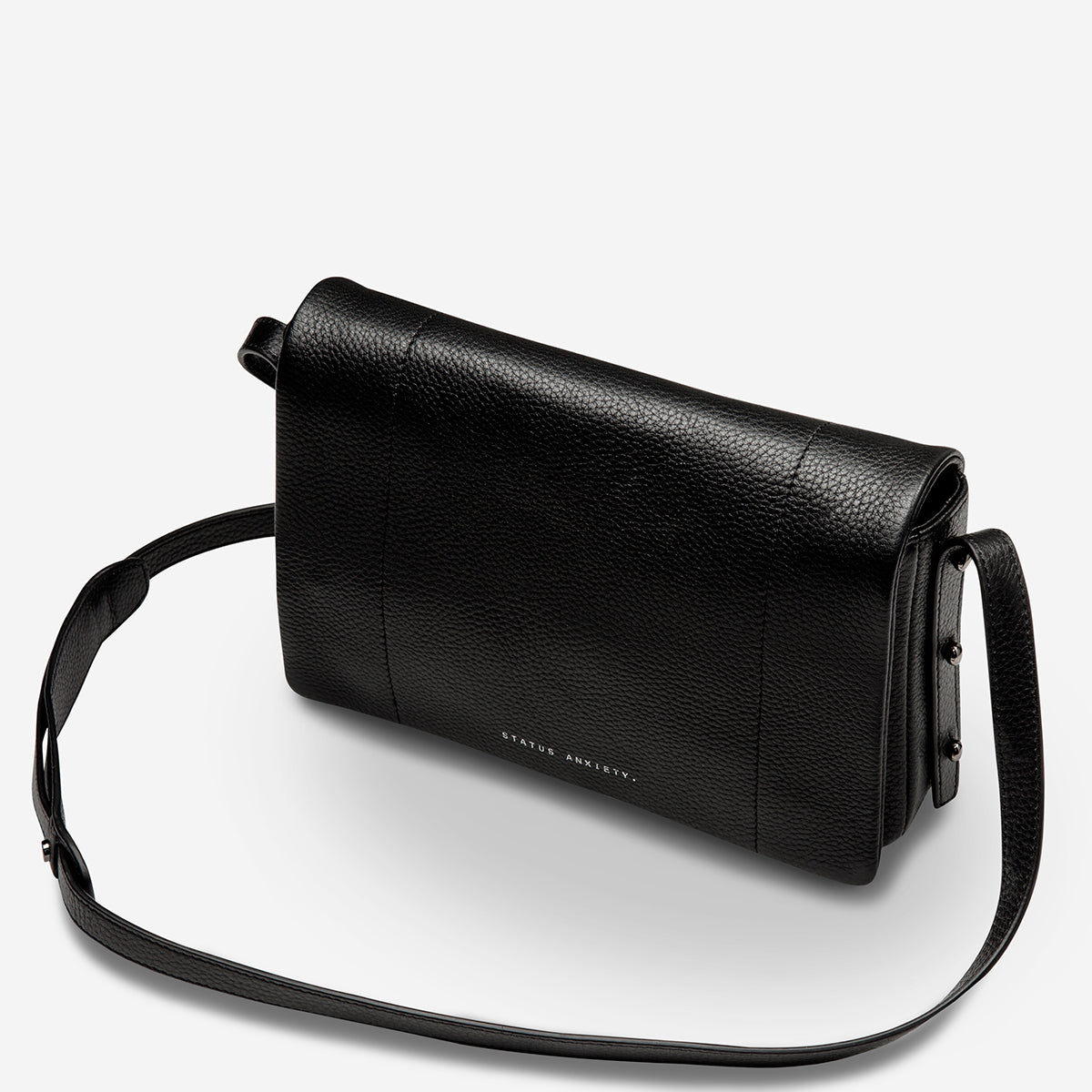 Succumb Leather Bag - Black