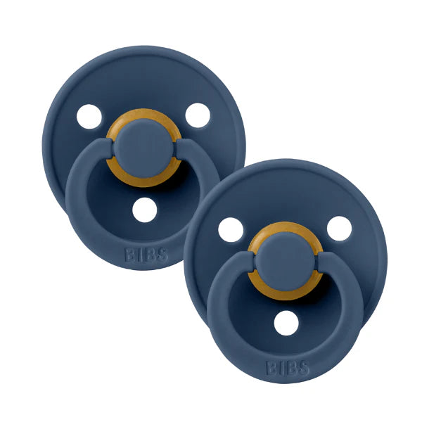 BIBS Dummies - Round S1 - Steel Blue (2pk)