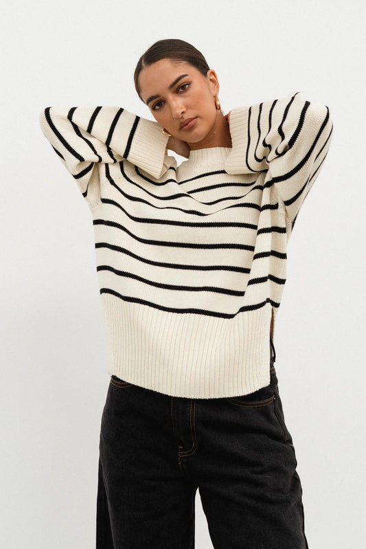 Sylva Stripe Knit Top