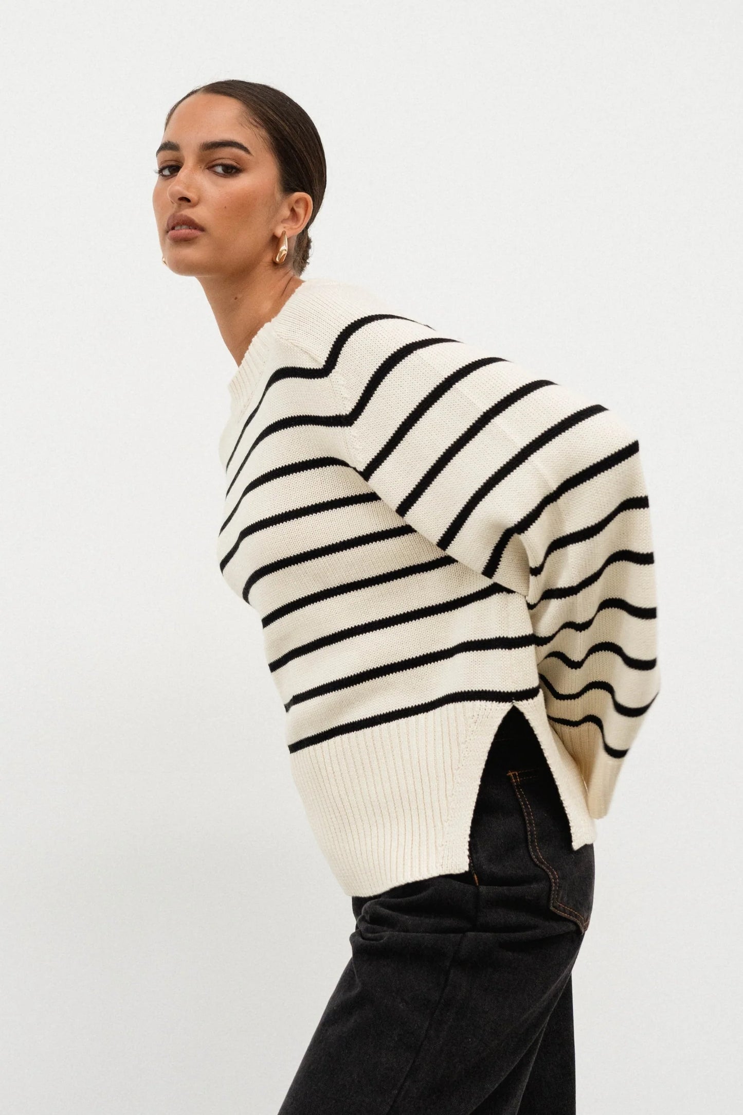 Sylva Stripe Knit Top