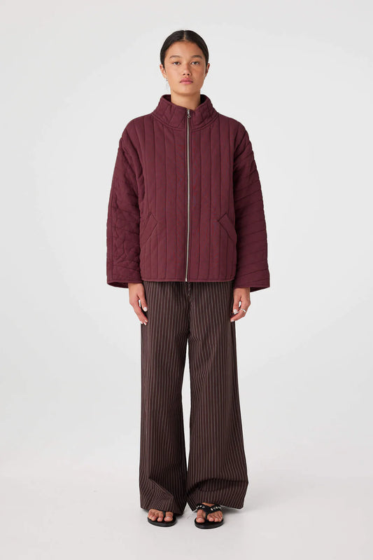 Tessa Jacket - Merlot