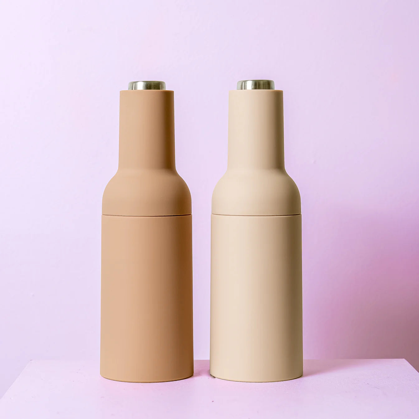 Thea Automatic S&P Grinder Set - Beige/Caramel
