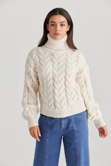 Stacie Knit - Off White