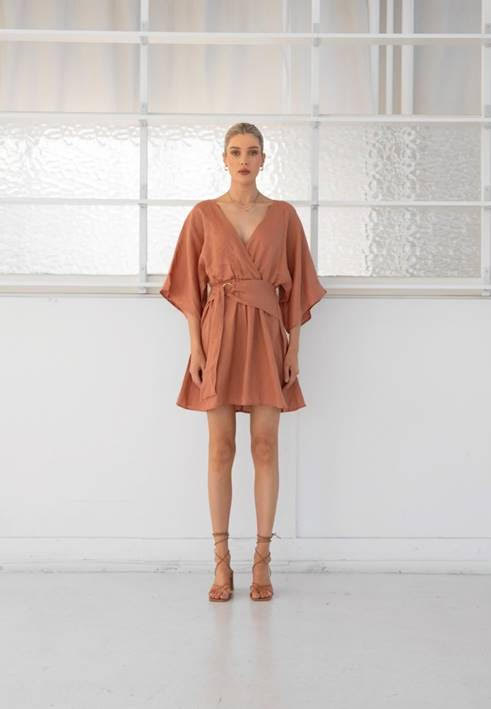 Ikigai Dress - Cinnamon