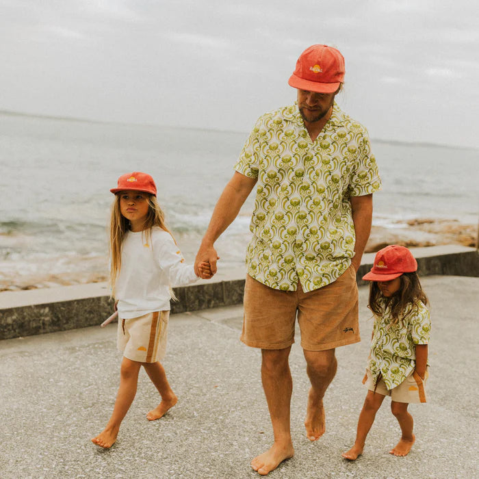 Wave Rider Linen Resort Shirt- Mens